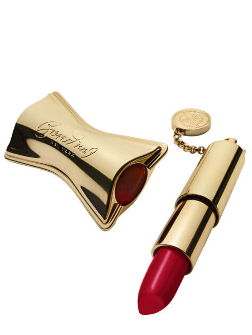Bond No. 9 New York ~ PARK AVENUE Refillable 2 Pc Lipstick Set Gold Case ~READ!!